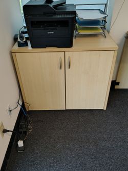 Office supply storage cabinet