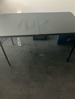 Black table