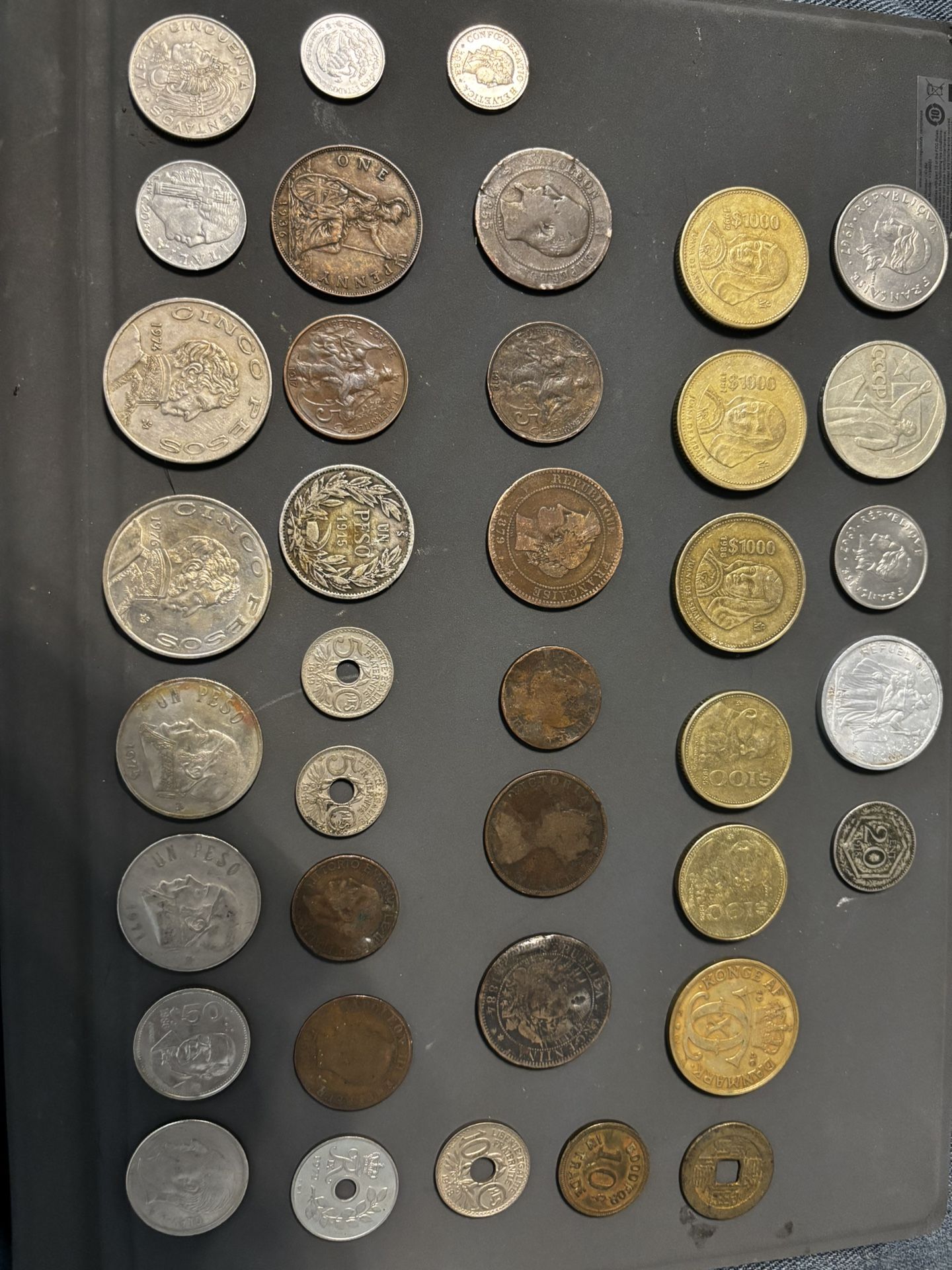 Antique Foreign Coins .