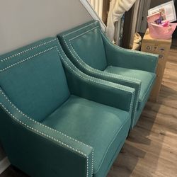 Teal Accent Chairs