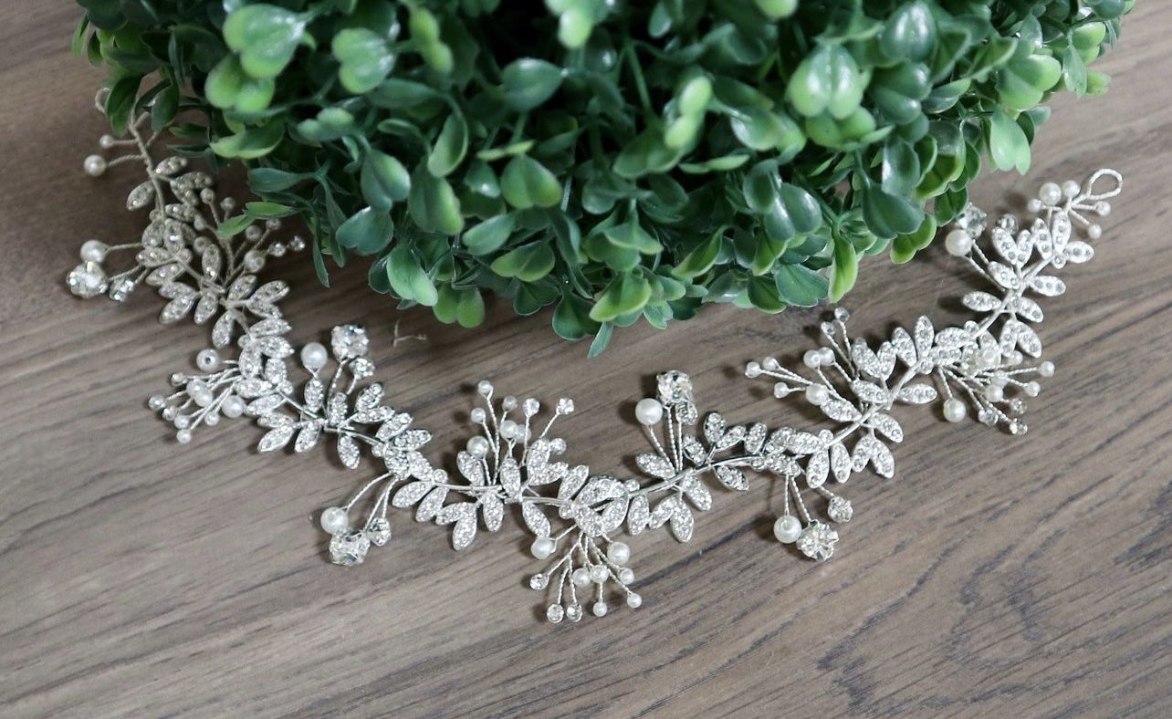 7” Silver Hair Piece