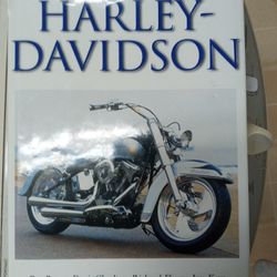 Harley Davidson History Hard Cover Book