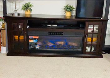 Beautiful cabinet with fire place