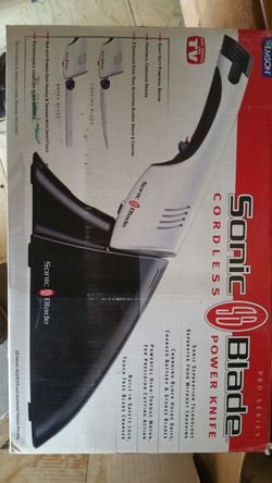 Sonic blade corless power knife