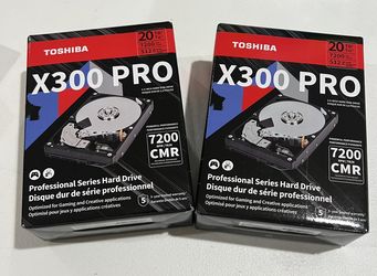 Toshiba X300 Pro 20tb Hard drives