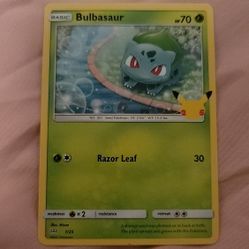 Pokémon 25th Anniversary Bulbasaur