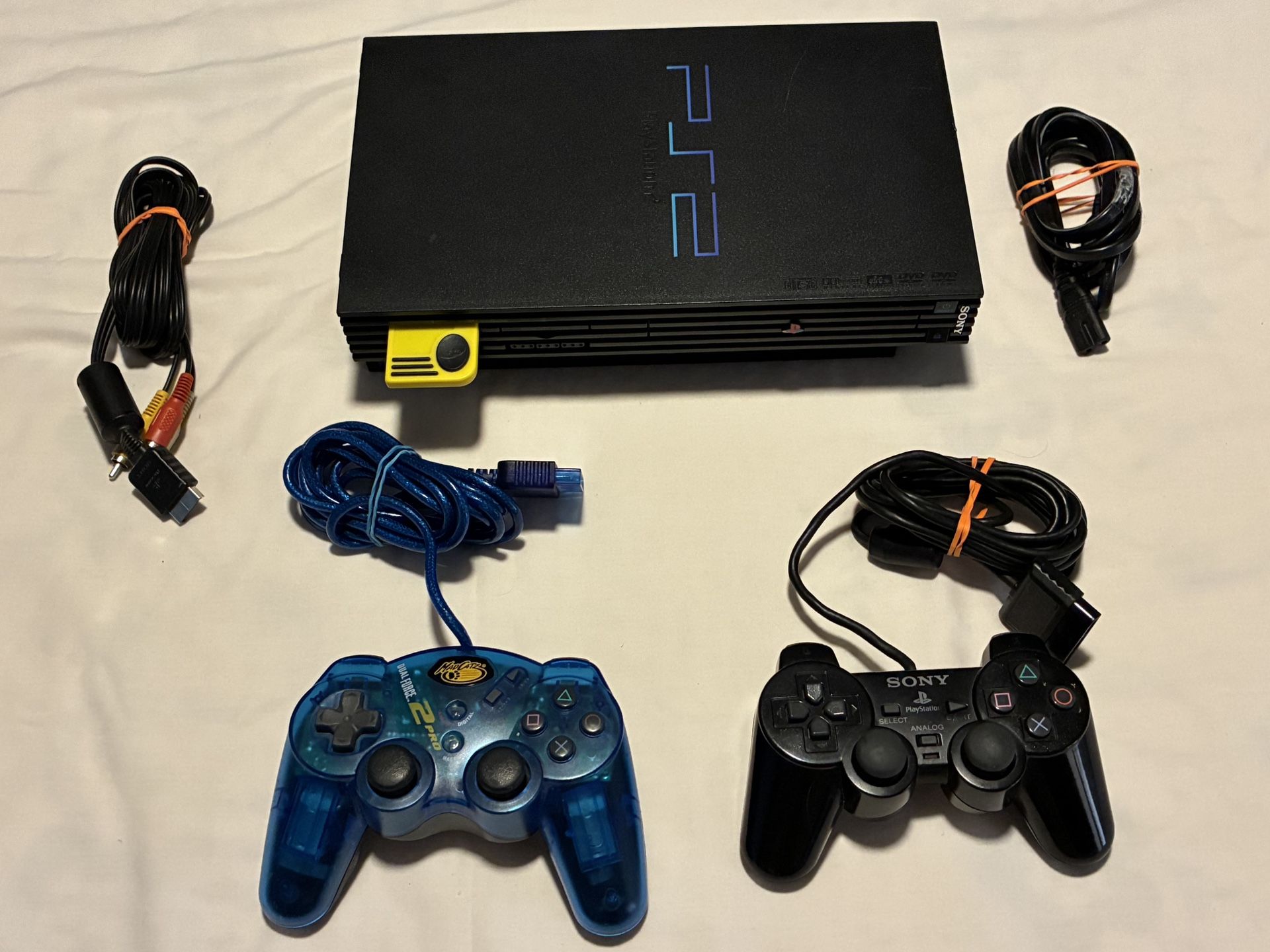 PS2 Bundle With 5 Games 2 Controller And Memory Card
