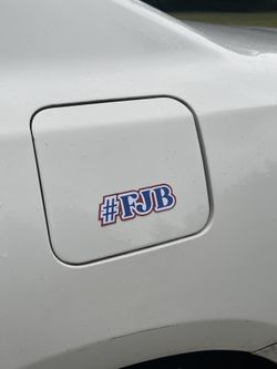 Protesting Gas Prices Magnetic Decal # FJB 