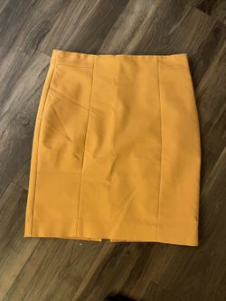 H & M Mustard Yellow Women’s Business Skirt Size 10