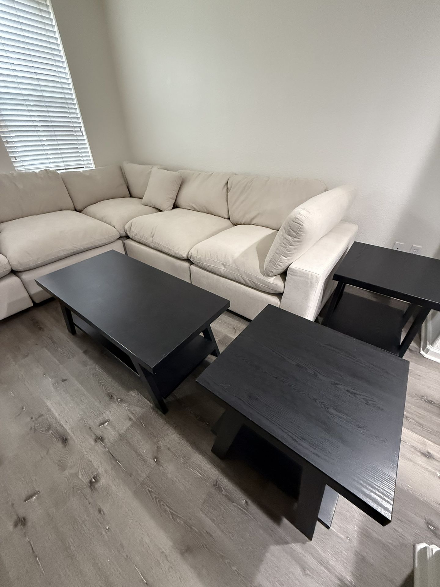 Black Coffee Table Set