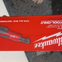 M12 12V Lithium-Ion Cordless 3/8 in. Ratchet (Tool-On