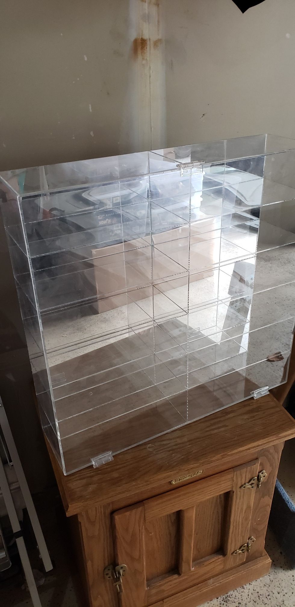 Mirrored display case