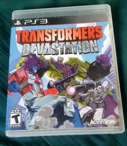 Transformers Devastation PS3 Game