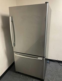 Whirlpool Bottom Freezer Refrigerator Stainless Steel