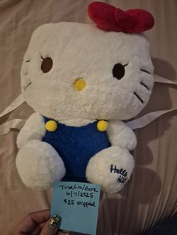 Hello Kitty plushie back pack