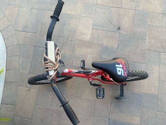 Boy and girl bike