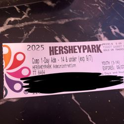 Hershey Park Tickets 