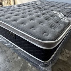 Full Oasis Thermal Comfort Euro Pillow Top Ideal Mattress 