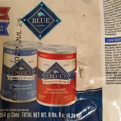 Blue Buffalo Dog Food  (Beef) 