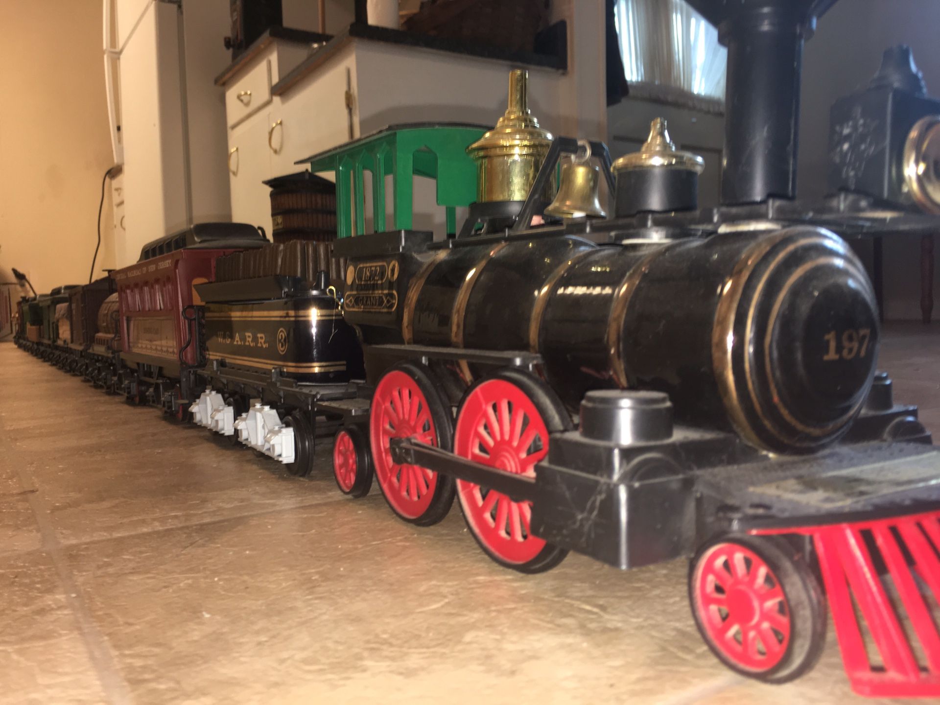Vintage Jim Beam Decanter Train Set