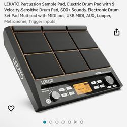 LEKATO Pd705 Percussion Sample Pad (Drum Kit, Beat Machine)
