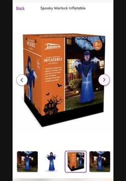 Spooky 👻 Warlock Inflatable 