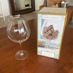 Laura Ashley Oversized Wineglass