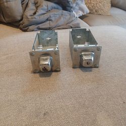 Lot of 2 whirlpool change lock boxes