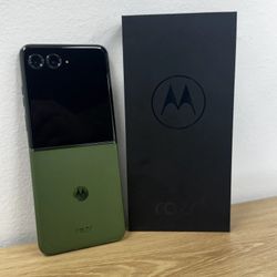 Motorola - razr+ 6.9" 2024 256GB (Unlocked) Spring Green Opened Box