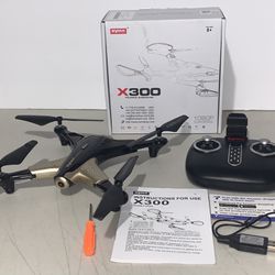 Syma X300 Foldable 1080P FPV Camera Quadcopter Drone W/ Accessories
