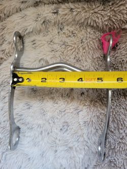 Horse Bit Grazing Low Port Curb Bit Horse Tack $5