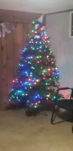 Arbol de Navidad con luces integradas