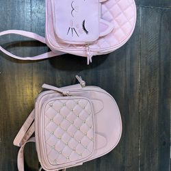 Girl Mini Backpacks 2 Count Pink