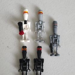Vintage Lego Star Wars Assassin Droid IG-88 Bounty Hunter Minifigures Lot x5