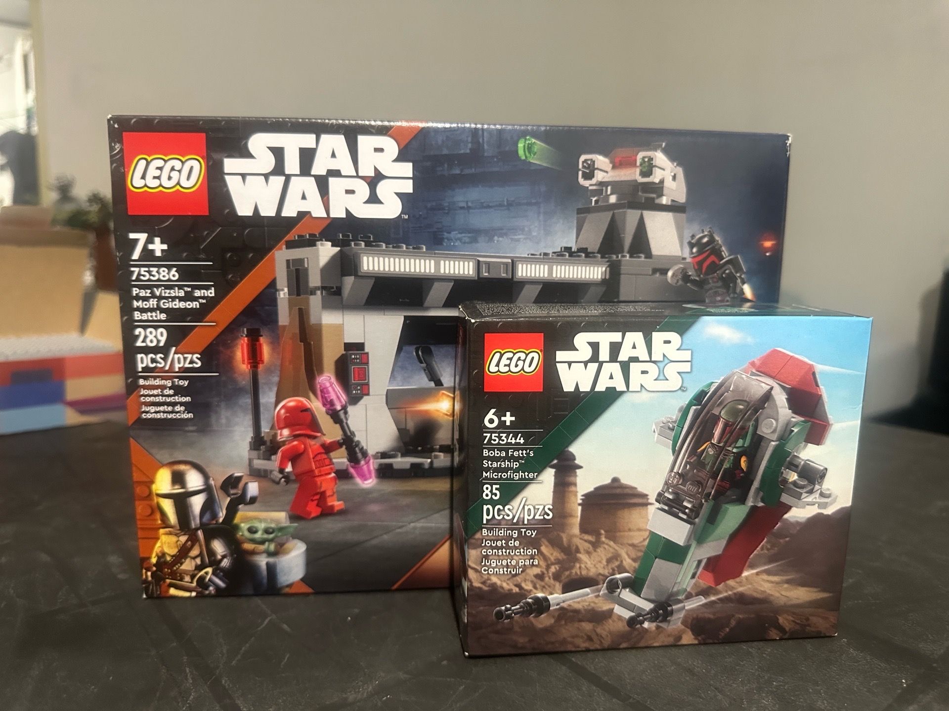 Lego Star Wars Set 75386 and 75344