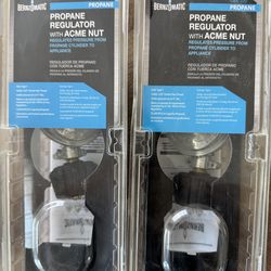 Propane regulator with acme nut