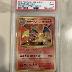Charizard 20th Anniversary Psa 9