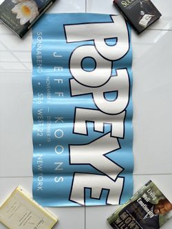 JEFF KOONS POSTER   31” X 16”