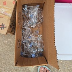 Plastic Glass Slippers Party Decor 