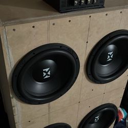 4 12 Inch Subwoofers 