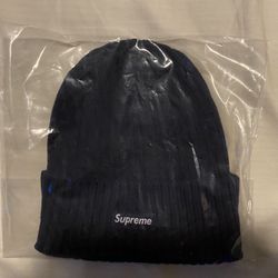 Supreme SS24BN7 Overdyed Beanie Navy