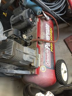 coleman air compressor