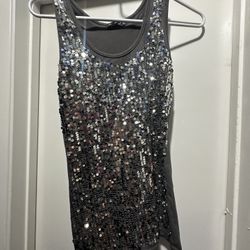 Sequin Shirt Size M