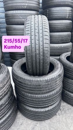 Used Set Of KUMHO 215/55/17 Tires