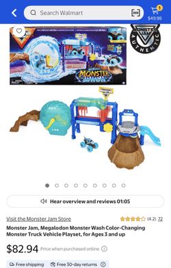 Monster Jam Megalodon Monster Wash Playset