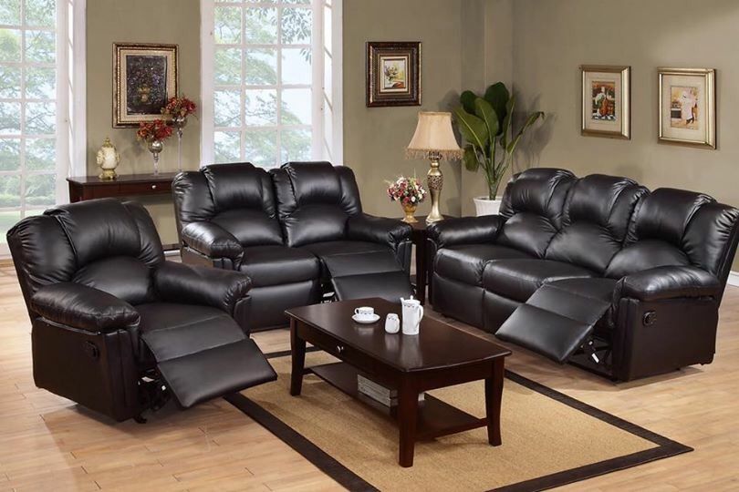 Reclining living room set sale