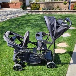Sit N Stand Double Stroller - Lightly Used 