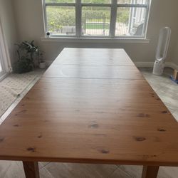 Expandable Dining Table With 2 Leaf - TABLE ONLY