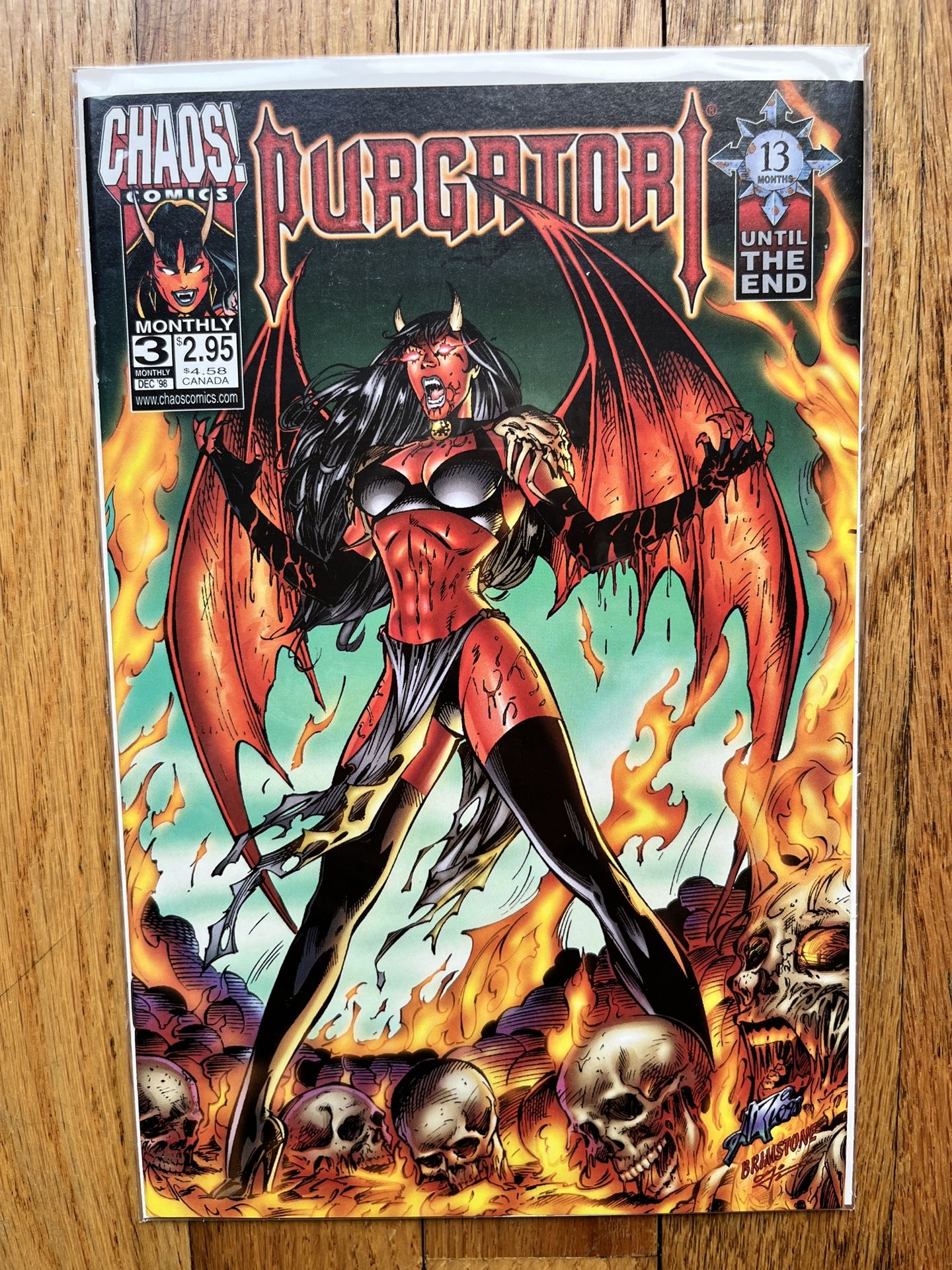 Four Issue Comic Book Set Chaos Comics Purgatory 