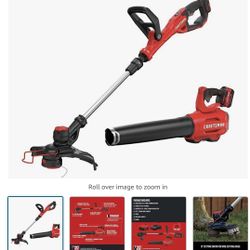 Craftsman Cordless, Weed Eater And Leaf Blower Combo